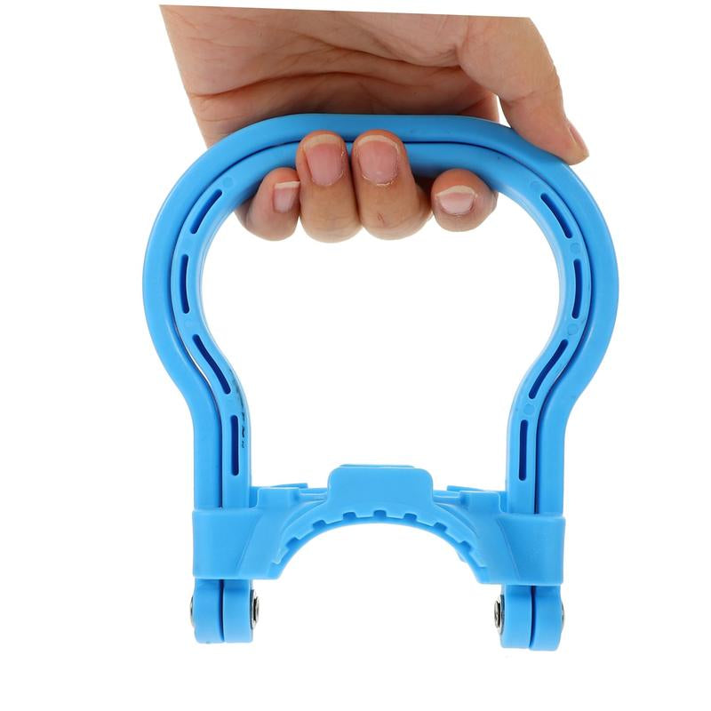 2 Pack 5 Gallon Water Bottle Holder Purified Drinking Water Jug Caps Carrier Lift Labor Energy Saving Ergonomic Grip Handle Carrier Non-Slip Holder Lifter Heavy Duty Clip(Blue & Yellow)