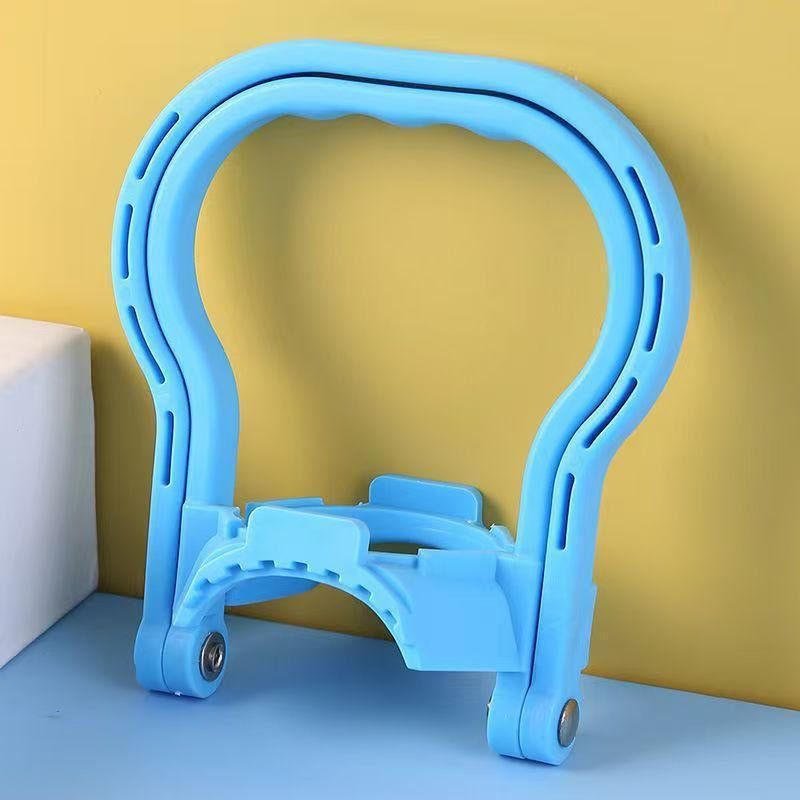 2 Pack 5 Gallon Water Bottle Holder Purified Drinking Water Jug Caps Carrier Lift Labor Energy Saving Ergonomic Grip Handle Carrier Non-Slip Holder Lifter Heavy Duty Clip(Blue & Yellow)