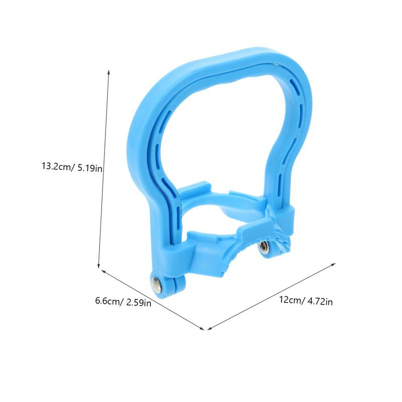 2 Pack 5 Gallon Water Bottle Holder Purified Drinking Water Jug Caps Carrier Lift Labor Energy Saving Ergonomic Grip Handle Carrier Non-Slip Holder Lifter Heavy Duty Clip(Blue & Yellow)