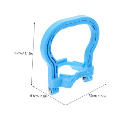 2 Pack 5 Gallon Water Bottle Holder Purified Drinking Water Jug Caps Carrier Lift Labor Energy Saving Ergonomic Grip Handle Carrier Non-Slip Holder Lifter Heavy Duty Clip(Blue & Yellow)