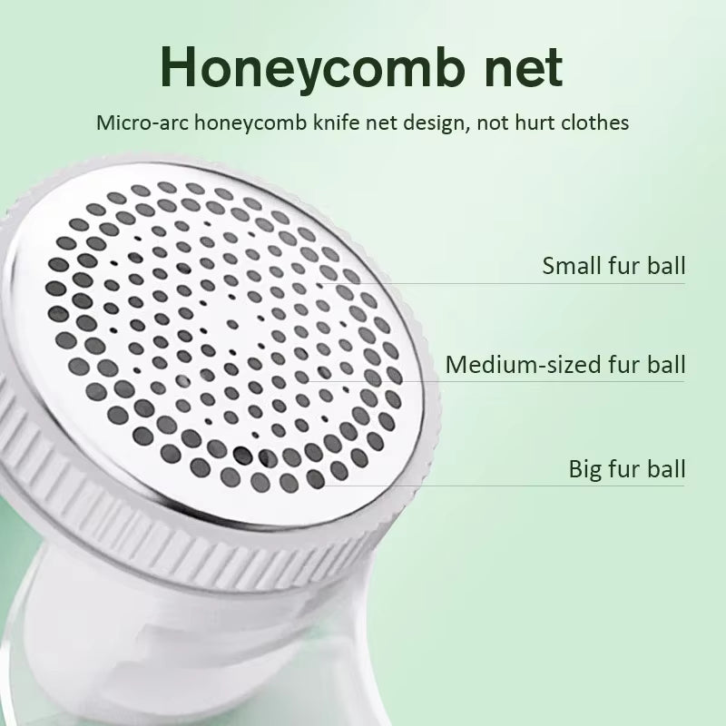 Clothes Bobble Fluff Shaver USB Operated Electric Fur Defuzzer 850Mah Portable Lint Remover Household Cleaning Tool